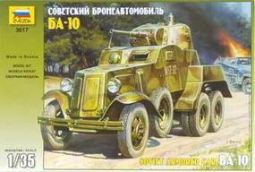 Zvezda BA-10 Soviet Armored Car Plastic Model Military Truck Kit 1/35 Scale #3617