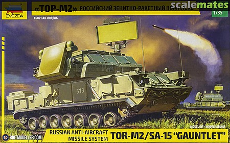 Zvezda Russian TOR M2 Missile System Launch Vehicle Plastic Model Military Vehicle Kit 1/35 #3633