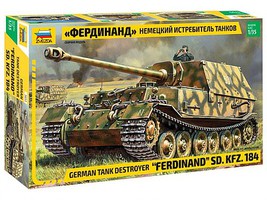 Zvezda Sd.Kfz 184 Ferdinand Tank Plastic Model Military Vehicle Kit 1/35 Scale #3653 Zvezda Sd.Kfz 184 Ferdinand Tank Plastic Model Military Vehicle Kit 1/35 Scale #3653