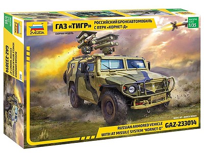 Zvezda Russian GAZ233014 Armored Vehicle Plastic Model Military Vehicle Kit 1/35 Scale #3682