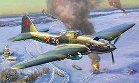 Zvezda 1/48 IL2 Stormovik Mod 1943 2-Seater Attack Aircraft