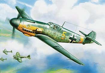 Zvezda Messerschmitt BF-109 F-2 Plastic Model Airplane Kit 1/144 Scale #6116