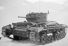 Zvezda British Valentine II Infantry Tank (Snap) Plastic Model Military Vehicle Kit 1/100 #6280