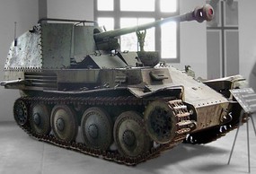 Zvezda German Marder III Tank Destroyer Plastic Model Military Vehicle Kit 1/100 Scale #6282