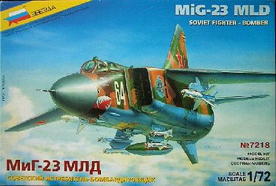 Mig-23 MDL Soviet Fighter 1:72 Plastic Model Kit ZVEZDA