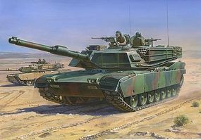 Zvezda M1A1 Abrams US Main Battle Tank Plastic Model Tank Kit 1/100 Scale #7405