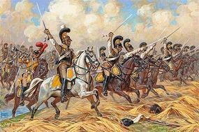 Saxon Cuirassiers 1810-14 (16 Mounted) Plastic Model Military Figure 1/72 Scale #8035