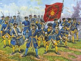 Swedish Infantry 1687-1721 (43) Plastic Model Military Figure 1/72 Scale #8048