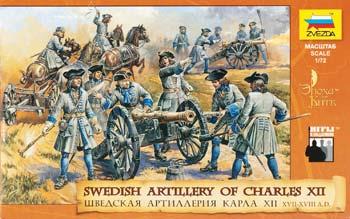 Zvezda 1/72 Swedish Artillery of Charles XII nº 8066 