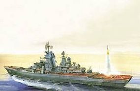 Zvezda Russian Nuclear Battle cruiser Petr Velikiy 1/700 Scale Plastic Model Military Ship #9017