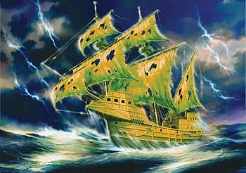 Zvezda Flying Dutchman Ghost Ship 1/100 Scale Plastic Model Sailing Ship #9042