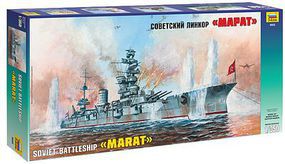 Zvezda Soviet WWII Battleship MARAT 1/350 Scale Plastic Model Military Ship #9052 Zvezda Soviet WWII Battleship MARAT 1/350 Scale Plastic Model Military Ship #9052