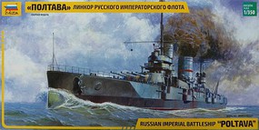 Zvezda Russian Poltava Battleship Plastic Model Military Ship Kit 1/350 Scale #9060