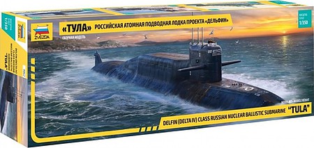 Zvezda Russian Tula Delfin Delta IV Class Sub Plastic Model Military Ship Kit 1/350 Scale #9062