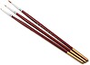 Red Sable 3pc Brush Set 10/0-5/0-0 Red Sable 3pc Brush Set 10/0-5/0-0