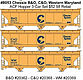 47' 3-Bay Center-Flow Covered Hopper (3) Chessie System 47' 3-Bay Center-Flow Covered Hopper (3) Chessie System