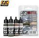 USAF TAC Southeast Asia (SEA) Scheme Acrylic Paint Set (4 Colors) USAF TAC Southeast Asia (SEA) Scheme Acrylic Paint Set (4 Colors)