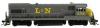 Atlas Diesel GE U23B Powered No Decoder -- Louisville & Nashville #2745 (gray, yellow, red) - N-Scale