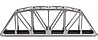 Code 100 18 Through Truss Bridge Silver Code 100 18 Through Truss Bridge Silver