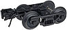 100-Ton Roller Bearing Trucks 3-Rail 1 Pair 100-Ton Roller Bearing Trucks 3-Rail 1 Pair