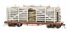 Bachmann Spec Pulpwood Car w/Logs Ptd/Unltd On30