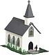 Country Church Built-Up Country Church Built-Up