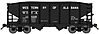 USRA 30'6'' 2-Bay Hopper Western Railway of Alabama USRA 30'6'' 2-Bay Hopper Western Railway of Alabama