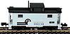 Bowser Manufacturing Co. PRR Class N5 Steel Cabin Car (Caboose) - Assembled -- Conrail - N-Scale