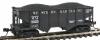 Bowser Manufacturing Co. Pennsylvania Class GLa 2-Bay Open Hopper w/Accumate Couplers - Ready to Run -- Western Maryland - N-Scale