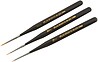 Atlas Brush #255-3PS- 5/0,10/0,20/0 Taklon Detailing Brushes (3) Atlas Brush #255-3PS- 5/0,10/0,20/0 Taklon Detailing Brushes (3)