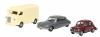 Busch Gmbh European Automobile Set -- One Each- Renault 4 CV, Citroen DS19, Citroen H - HO-Scale (3)