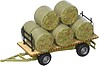 Hay Trailer - Assembled - w/Round Baled Load Hay Trailer - Assembled - w/Round Baled Load