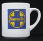 CM Shops Ceramic Mug w/Railroad Herald -- Santa Fe