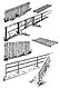 Fences & Railings Set - HO-Scale (4) Fences & Railings Set - HO-Scale (4)