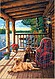 Log Cabin Porch (14''x20'') Log Cabin Porch (14''x20'')