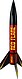 Red Flare E2X Model Rocket Kit Red Flare E2X Model Rocket Kit