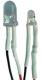 Evans Designs 3mm Solid Color Pre-Wired DC LEDs 4-13 Volts pkg(5) -- Cool White