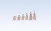 Faller Gmbh Graduated Birdge Piers for Marklin C-Track -- Use with #470, 474, 475 (sold separately) 5/8 to 3'' 1.5 to 7.5cm Tall - HO-Scale