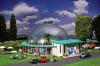 Faller Gmbh Wellness Center - Kit -- 9 x 9-3/8 x 5-1/2'' 22.7 x 23.8 x 13.8cm - HO-Scale