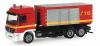 Herpa Models European Emergency - Mercedes Benz Actros L -- Roll-Off Fire Truck - HO-Scale