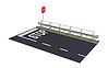 Guard Rail and Road Section Guard Rail and Road Section