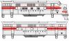 Life-Like PROTO PROTO 2000 Diesel EMD F3A-B Set Powered w/Sound & DCC -- Denver & Rio Grande Western(TM) #5544 & #5543 - HO-Scale