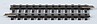 Marklin, Inc (bulk of 10) K-Track 3-9/16'' Straight - HO-Scale