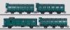 Marklin, Inc Thunderbox 4-Car Passenger Set -- Belgian State Railways - HO-Scale