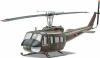 4MFOR Metal Military Mission(R) Austrian Federal Army -- Rs Heavy-Duty Flat Car w/Bell UH-1D Helicopter - HO-Scale