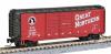 Micro Trains Line 40' Standard Double Door Boxcar -- Great Northern #15466 (vermillion red, black Roof and Ends) - Z-Scale