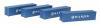 Micro Trains Line 40' Containers pkg(4) -- Hanjin - Z-Scale