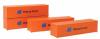 Micro Trains Line 40' Container 4-Pack -- Hapag-Lloyd - Z-Scale (4)
