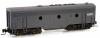 Micro Trains Line Diesel F7 B Unit Non-Powered -- Southern Pacific #8295 (dark gray, SP Red Bloody Nose, white Lettering) - Z-Scale