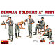 German Soliders at Rest German Soliders at Rest